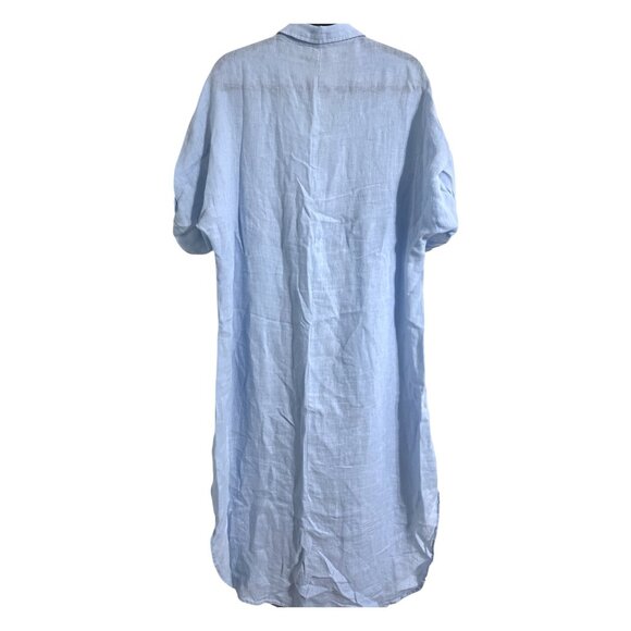 *ESQUALO Long Midi Length Linen Shirt Dress New size 2XL - Picture 4 of 14